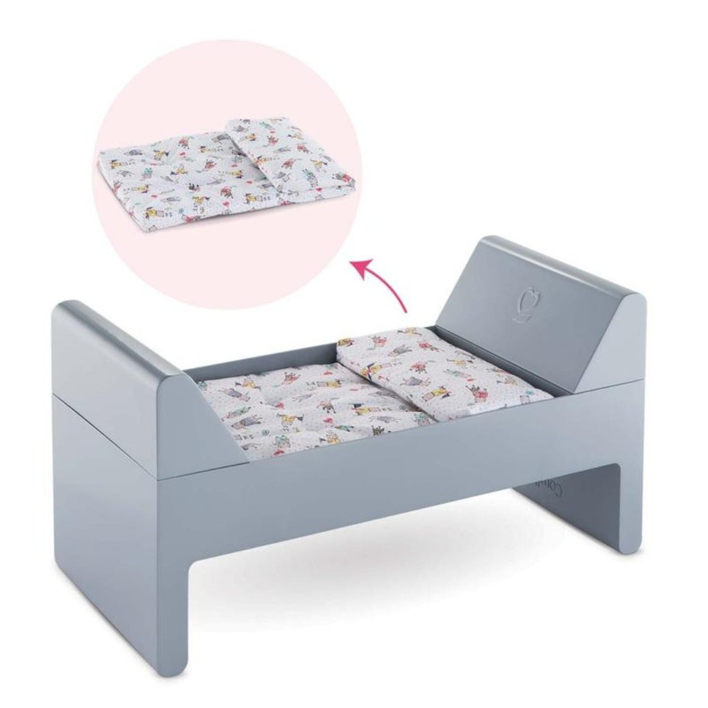 Corolle Flip Over Crib & Bed w/Mattress For 12"-17" Doll Accessory New  in Box - Picture 8 of 16
